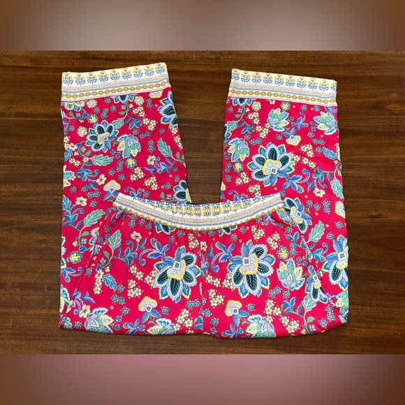 Anthropologie-Maeve Printed Pull-On Pants - Picture 4 of 11